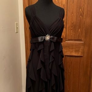 Betsy & Adam black cocktail dress